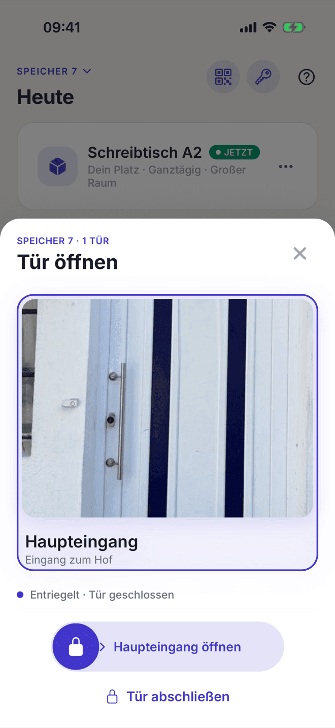 Tür öffnen