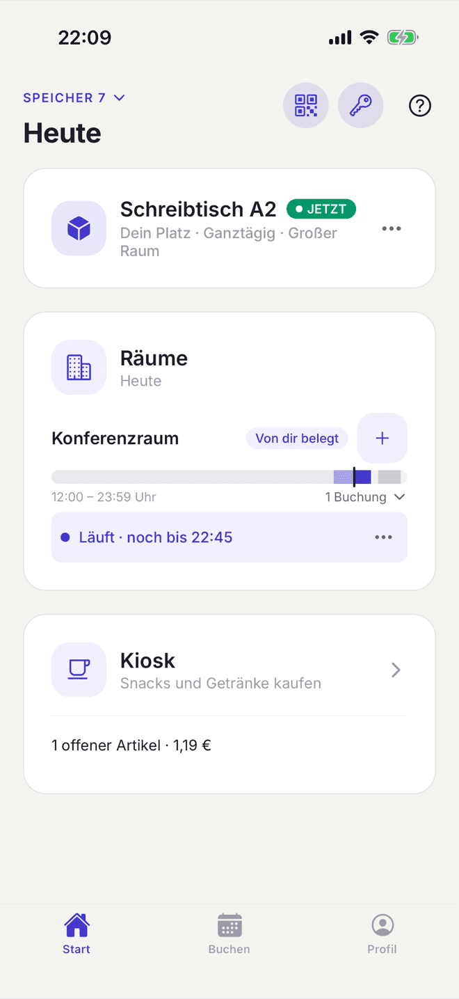 Heute: dein Tisch